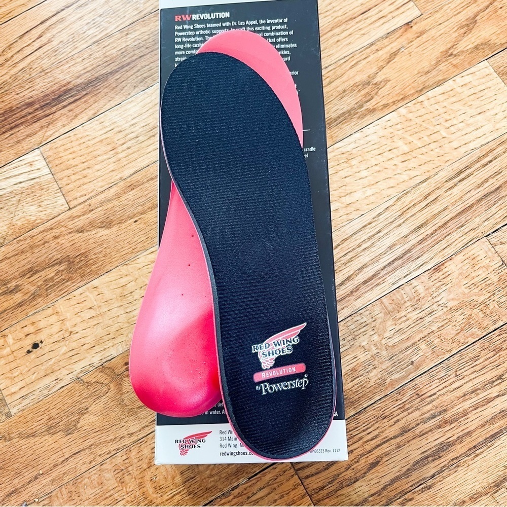 Red Wing Shoes Work boot Insoles NIB